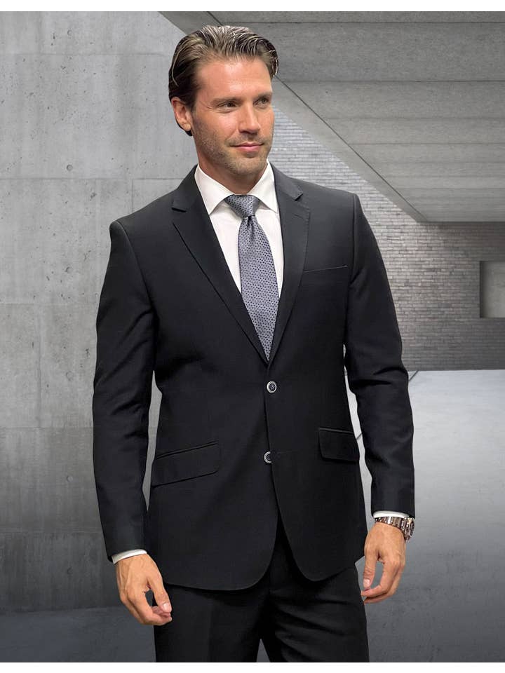 Statement Clothing - Wholesale Suit Set - Men's - Porto-6 Italian Wool 2-Piece Suit Set