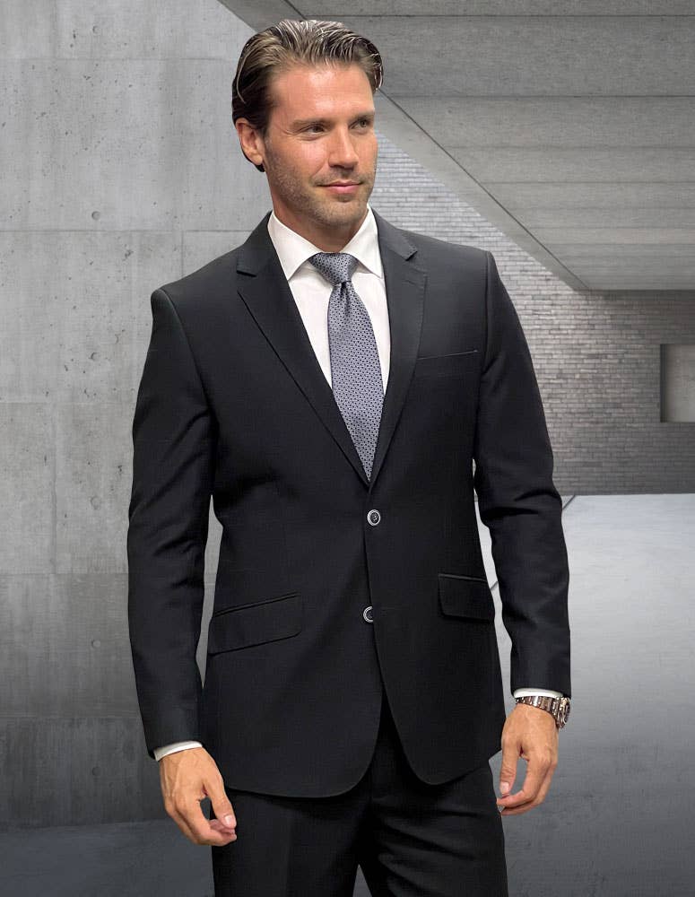 Statement Clothing - Wholesale Suit Set - Men's - Porto-6 Italian Wool 2-Piece Suit Set