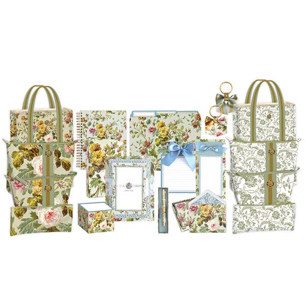 Francesca & Climbing Rose Papirvarer og Stofpakke for engroshandel hos Anna Griffin Inc