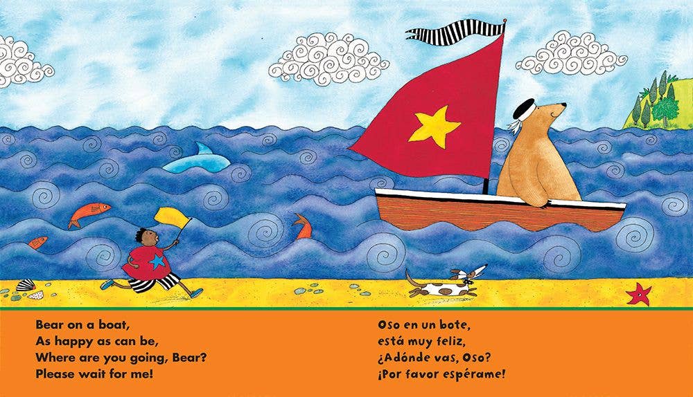 Barefoot Books - Wholesale Preschool Book (3-5) - Bear on a Bike / Oso en bicicleta1