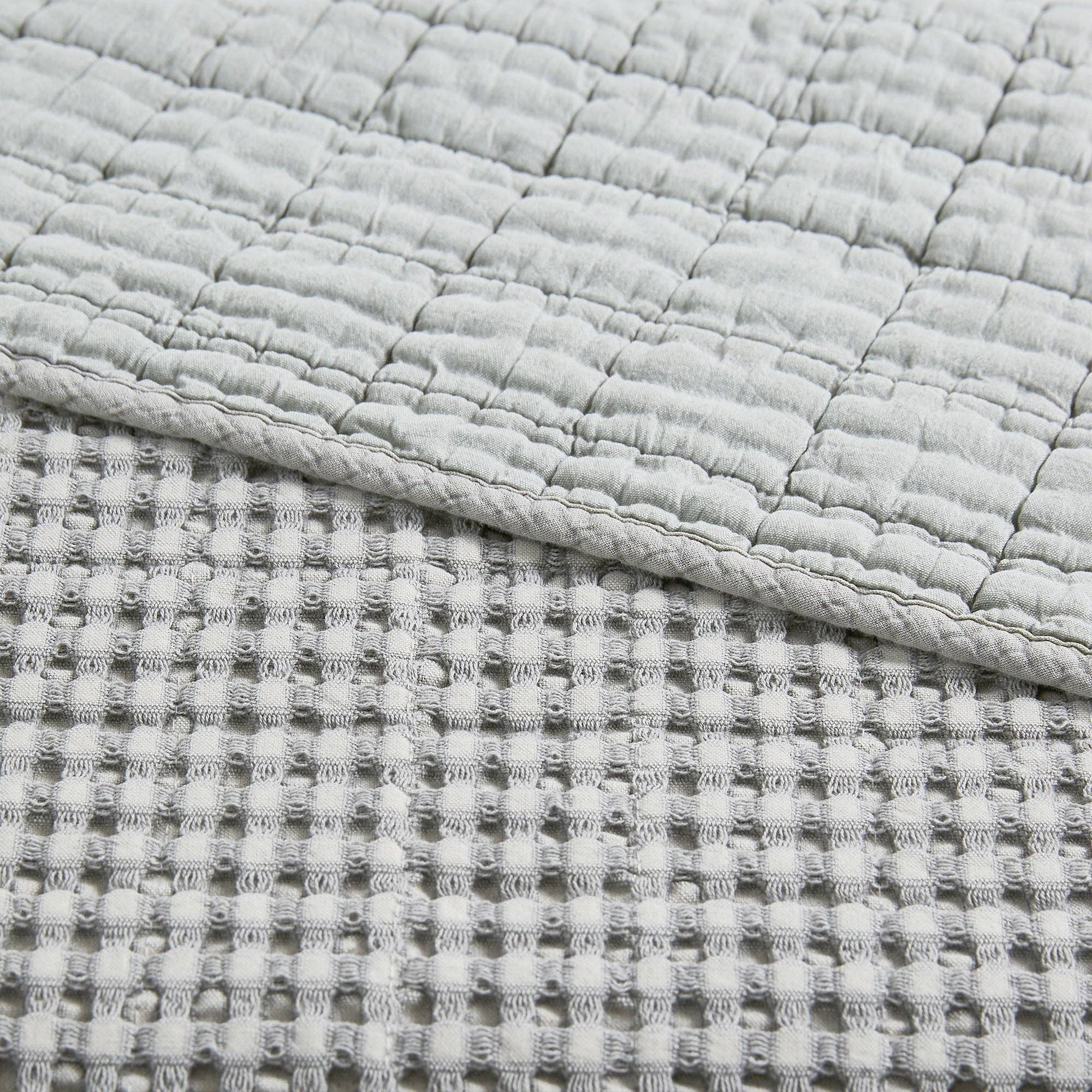 Levtex Home - Vente Parure de lit - Ensemble de couvre-lit Mills Waffle4