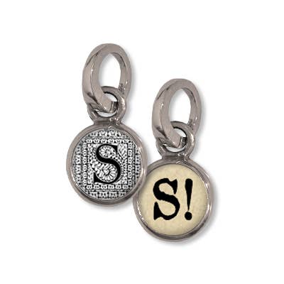 Bubble Dot Initial S for wholesale by Pick Up Sticks Jewelry Company