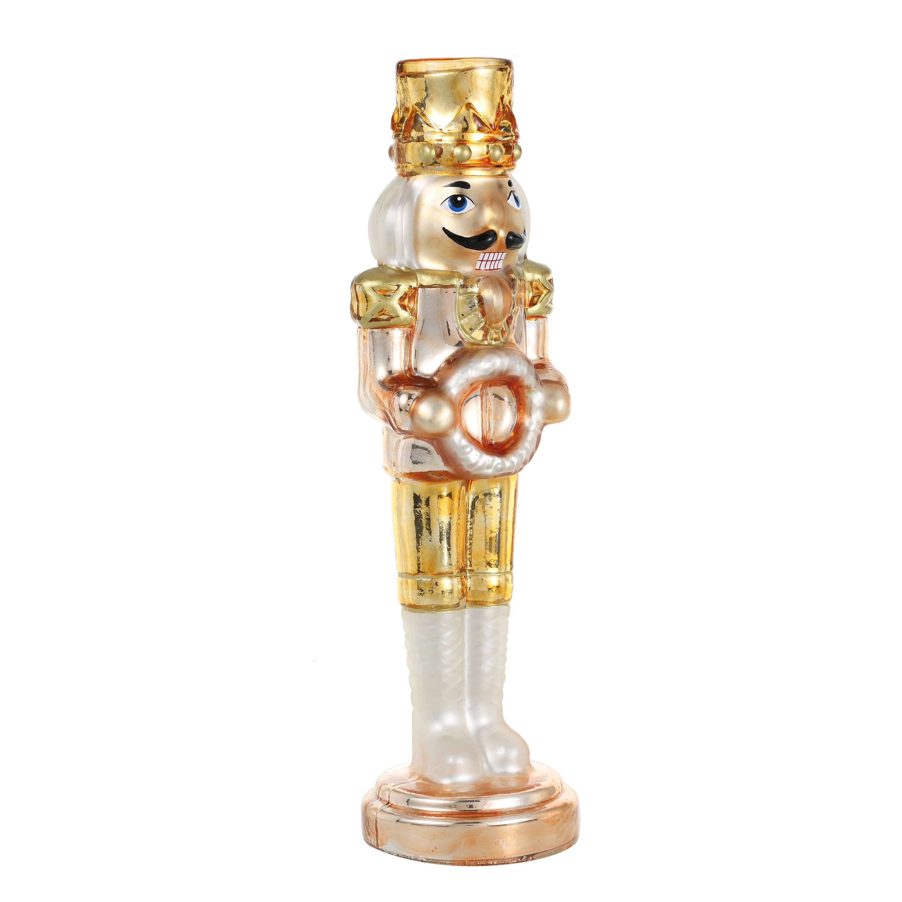 SINT - Wholesale Holiday Nutcracker - SINT Color Glass Lightup Nutcrackers Figurine Ornaments for 1