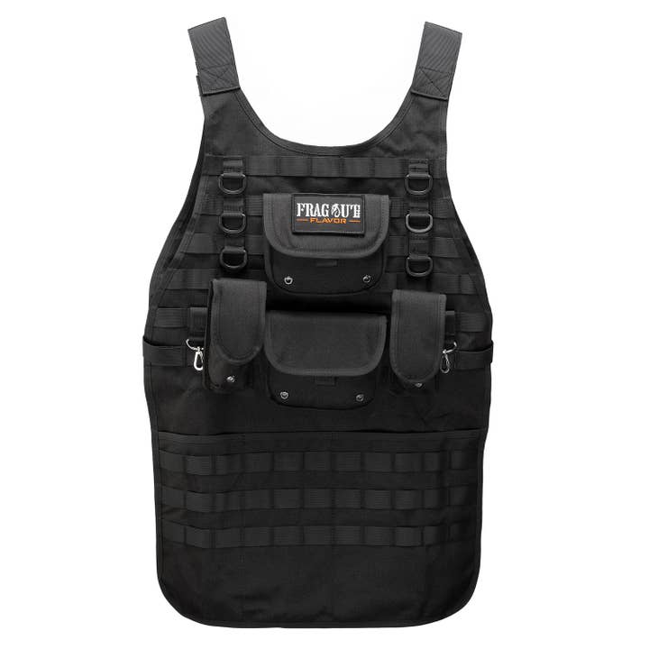 Frag Out Flavor - Wholesale Apron - Tactical Apron with Pouches & Patch2