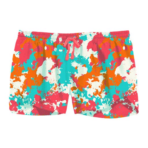 SC Southern Shorts- Paint Splatter for wholesale by Southern Couture