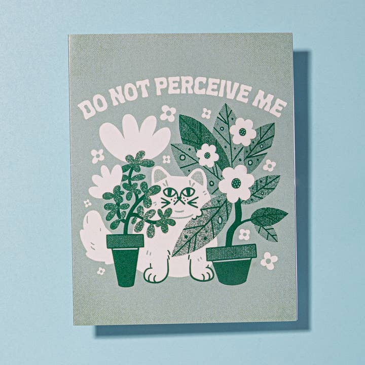 Do Not Perceive Me A2 Blank Card With Envelope for wholesale by Sara McCandless Illustration