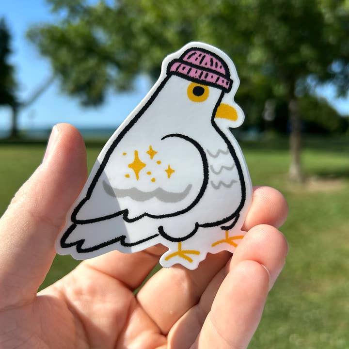 Zander Mack - Wholesale Sticker - Beanie Pigeon - Sticker1