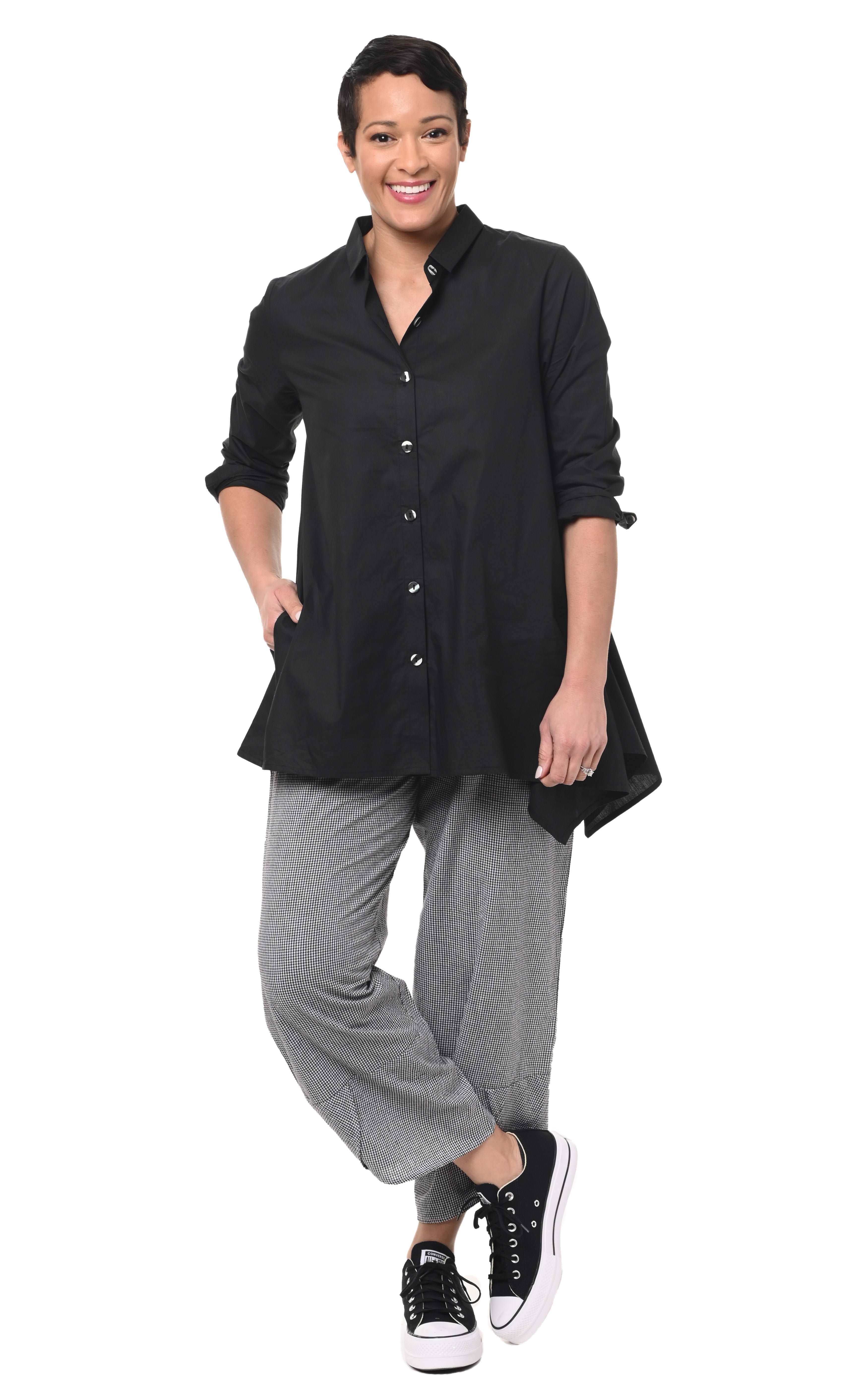 Tulip Clothing - Wholesale Pants - Women's - CV323 Ariana Pant in Noir Check*0