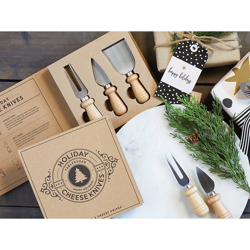 Santa Barbara Design Studio by Creative Brands - Wholesale Cheese Spreader - Holiday Cheese Knives Book Box3