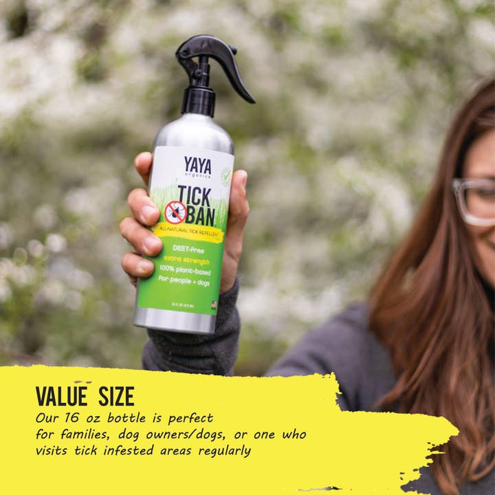 YAYA Organics - Wholesale Insect Repellent - Tick Ban All-Natural Tick Repellent - 16 oz.7