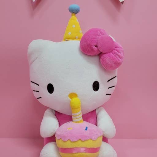 K_Wonderland – wholesale Stuffed/plush toy – Kids & baby – Sanrio Characters Party Hat Cake Plush CelebrationCollection