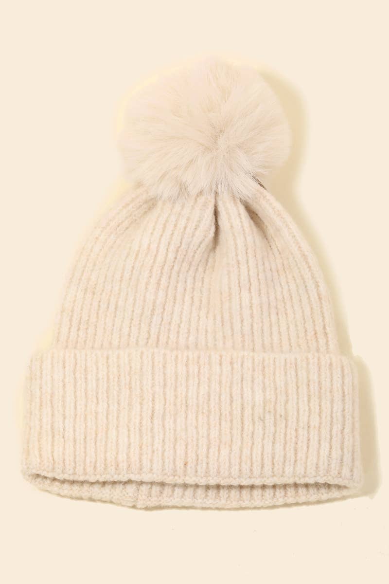 Anarchy Street - Wholesale Beanie - Women's - Pom Ribbed Extra Soft Beanie3