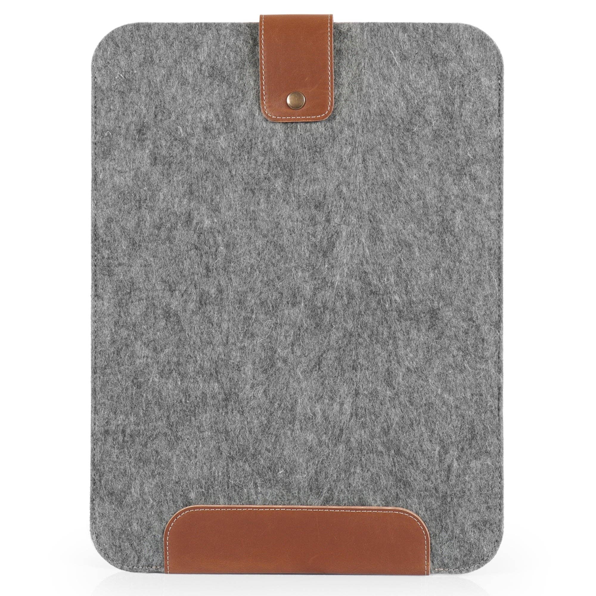 Londo – Engroshandel Taske til bærbar computer/tablet - Unisex – MegaGear Håndlavet Personliggjort Fin Læder- og Fleece Sleeve Taske til MacBook Pro og Air, 16 Tommer, 15 Tommer, 14 Tommer, 13 Tommer & 13,3 Tommer, iPad Pro 12,9-tommer Etui (4. & 3. Gen) Tablets2