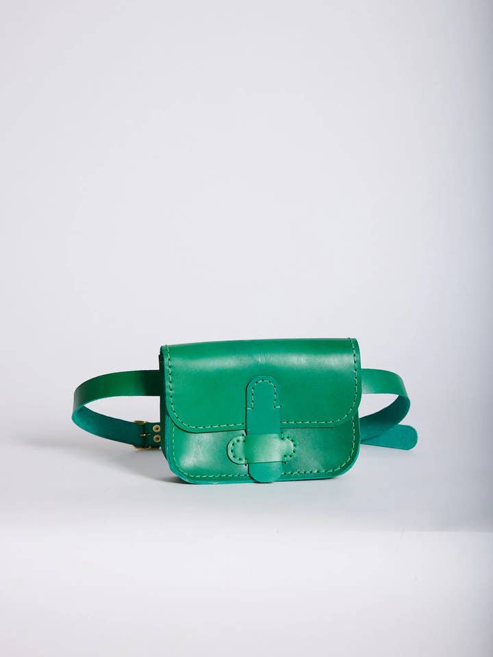 THE LOLITA WAISTBELT BAG // EMERALD for wholesale by LOLA Y TULA