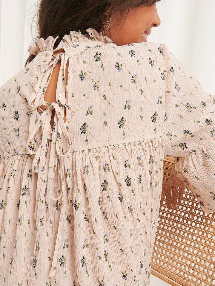 STYLE INSTANT - Wholesale Dress - Women's - Structured Flower Printed Dress3