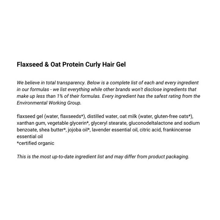 Bright Body - Wholesale Hair Styling Gel/Mousse - Flaxseed & Oat Protein Curly Hair Gel | Nontoxic Curl Gel