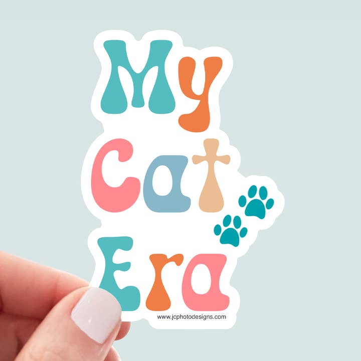 My Cat Era Vinyl Sticker for wholesale by JC Pet Designs