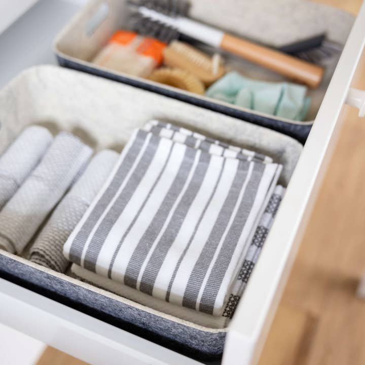 Three by Three Seattle - Wholesale Storage Bin - reSTAK recycled FELT storage medium short bin6