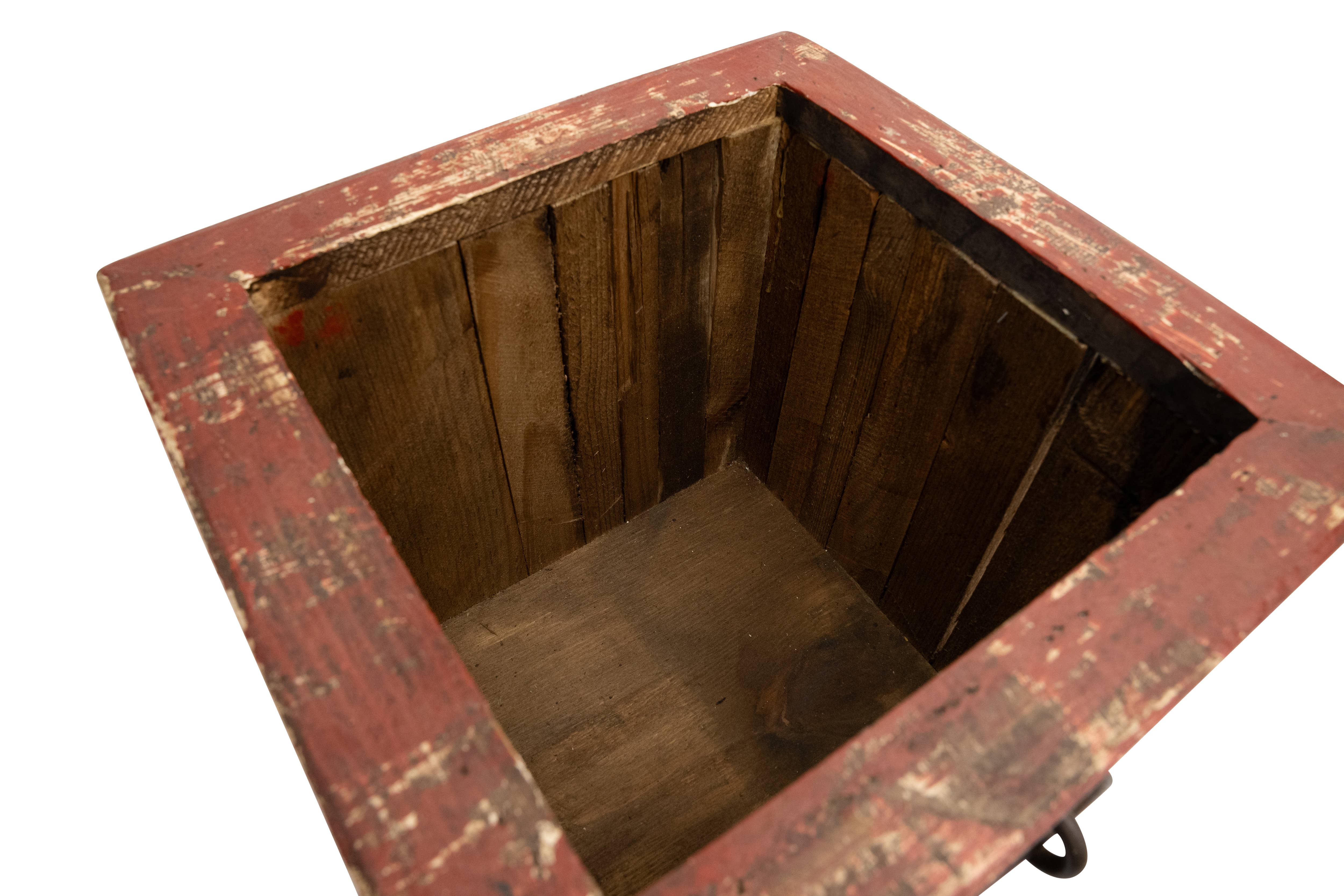 My Amigos Imports - Wholesale Planter Box - Gardner Rustic Wooden Square-Planter-11x11x10H-Garden Decor11