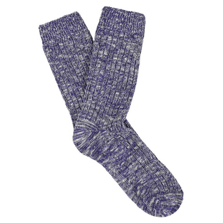 Chaussettes Mélangées pour Hommes - Bleu Royal pour la vente par ESCUYER