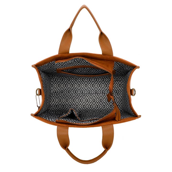 AMPERE CREATIONS – Sacola - Mulher por atacado – Tiara Vegan Bracelete ajustável em pele e mini-bolsa em camurça2