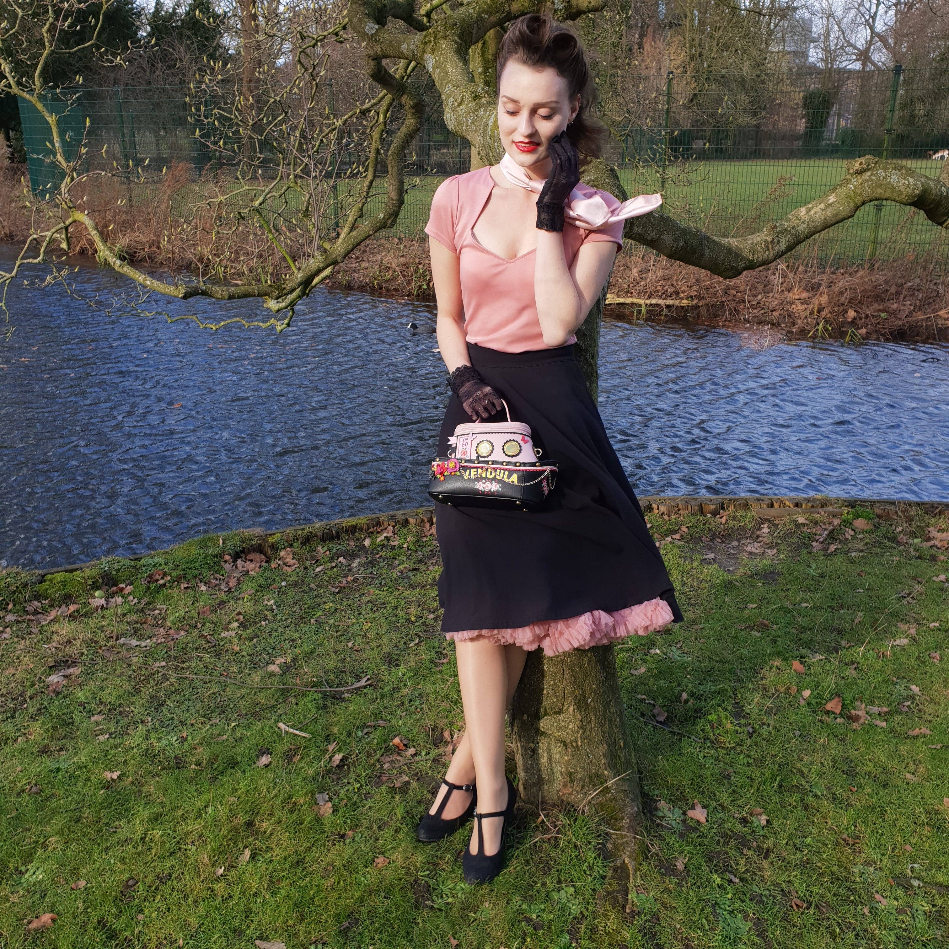 Steady Clothing - Wholesale Skirt - Women's - Pocket High Waist Thrills Skirt in Black4