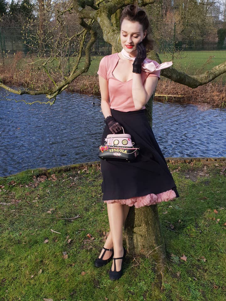 Steady Clothing - Wholesale Skirt - Women's - Pocket High Waist Thrills Skirt in Black4