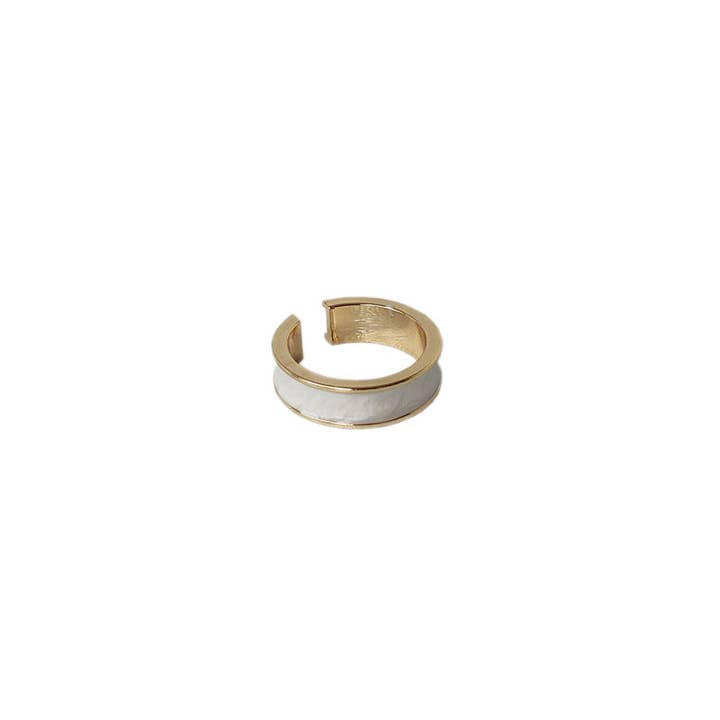 Katinki - Wholesale Band/Stacked Ring - Minimalist Gold Adjustable Open Ring2