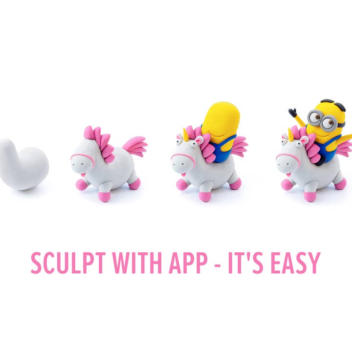 Fat Brain Toy Co. - Wholesale DIY Craft Kit - Hey Clay Minions - NEW