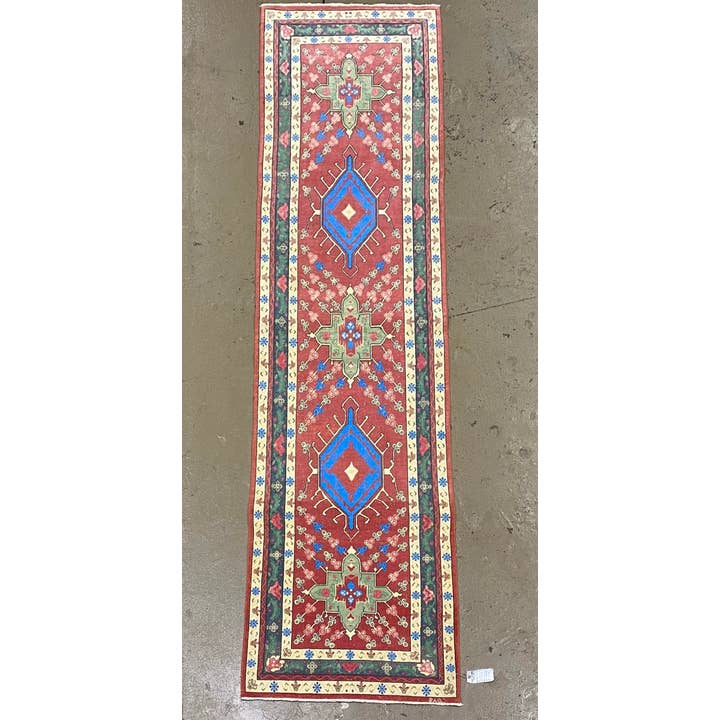 Passatoia Orientale Turca Konya | 2,11 x 11 per la vendita all'ingrosso da parte di Vintage Loomz