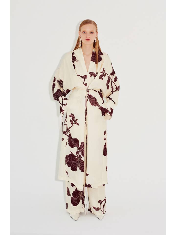 eikō ai – wholesale Kimono - Dam – Gobi kimono i krämfärg4