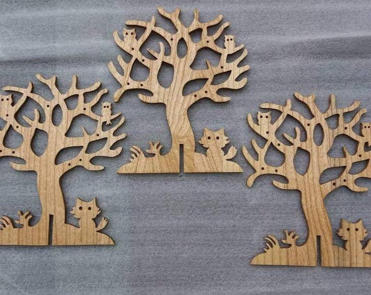 WOODEN TIES & GIFTS - Wholesale Jewelry Stand & Display - Handmade Wooden Jewellery Tree8