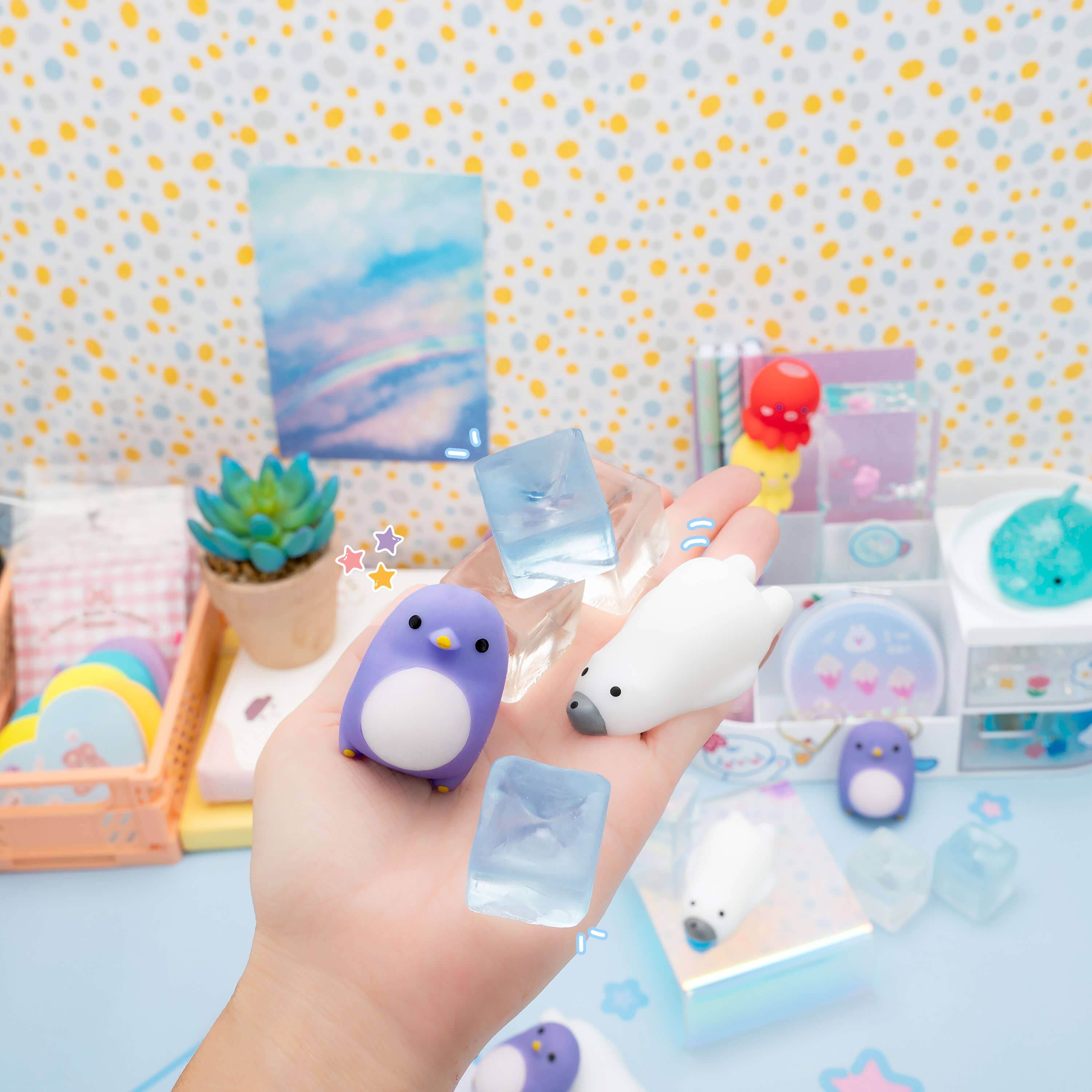 Kawaii Slime Company - Venta al por mayor Juguete blando - Niños y bebés - Juguete sensorial blandito Gummy Polar Plunge (50 piezas/caja)2