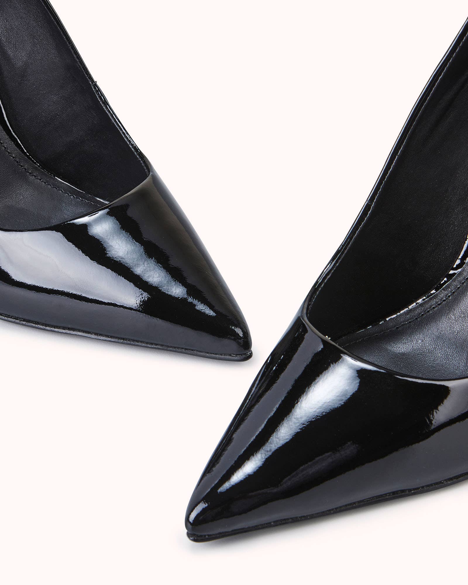 COSMOPARIS – Salto alto - Mulher por atacado – Scarpin Aelia em couro verniz preto2