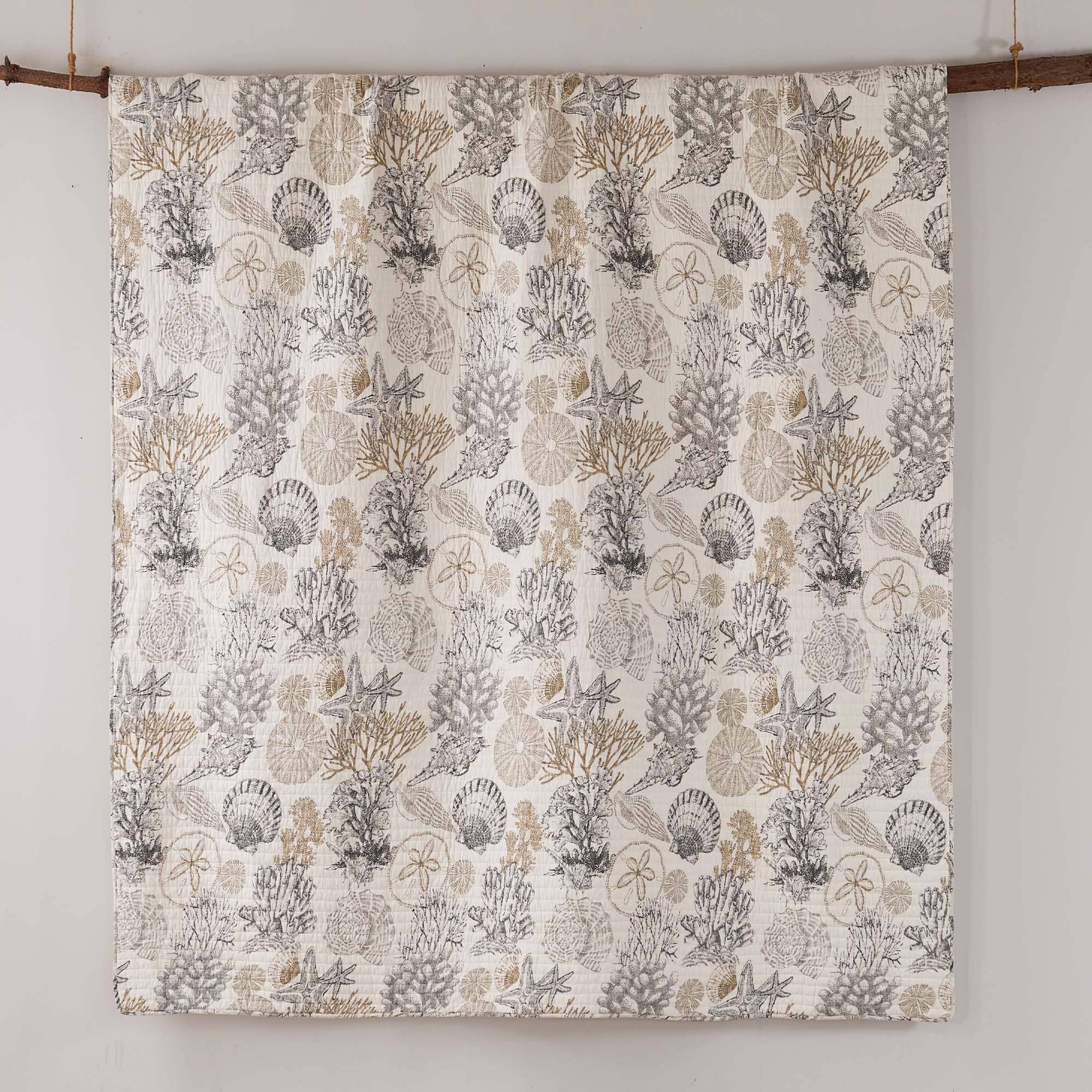 Brun Kaspiska havet Quilt Set för wholesale på Faire5