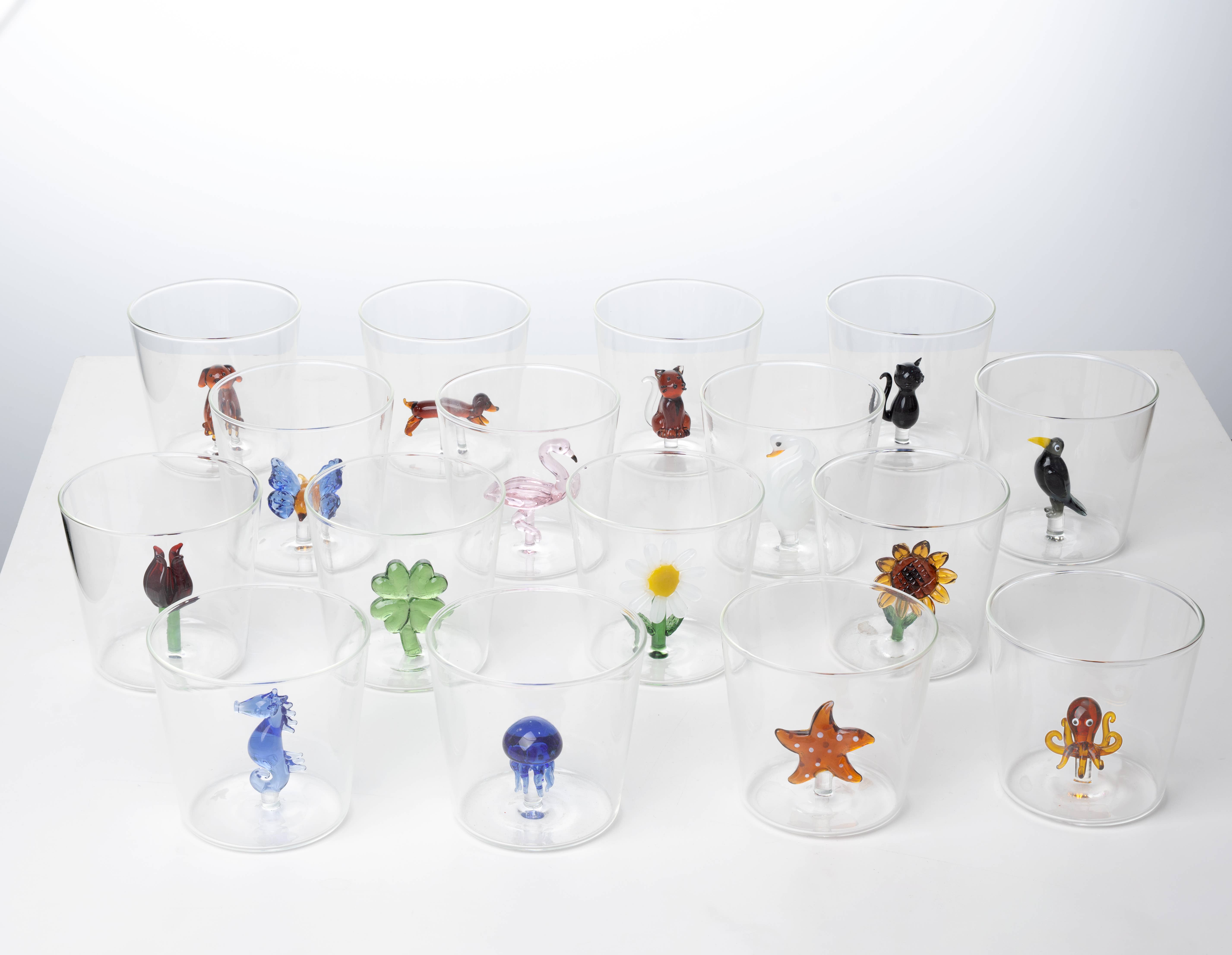 I-Total, I-Drink - Wholesale Drinking Glass/Cup - Assorted In-Glass Cups0