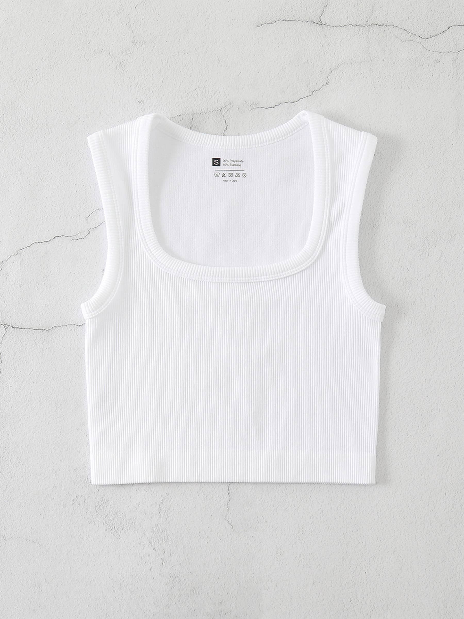 Wholesalesir - Wholesale Athletic Top - Women's - Square Neck Thread Yoga Sports Vest6