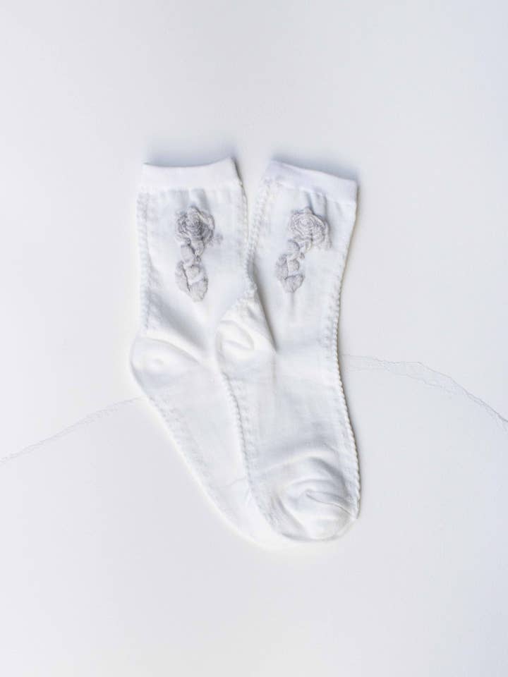 Tiepology - Wholesale Socks - Women's - Rose Cotton Blend Socks2