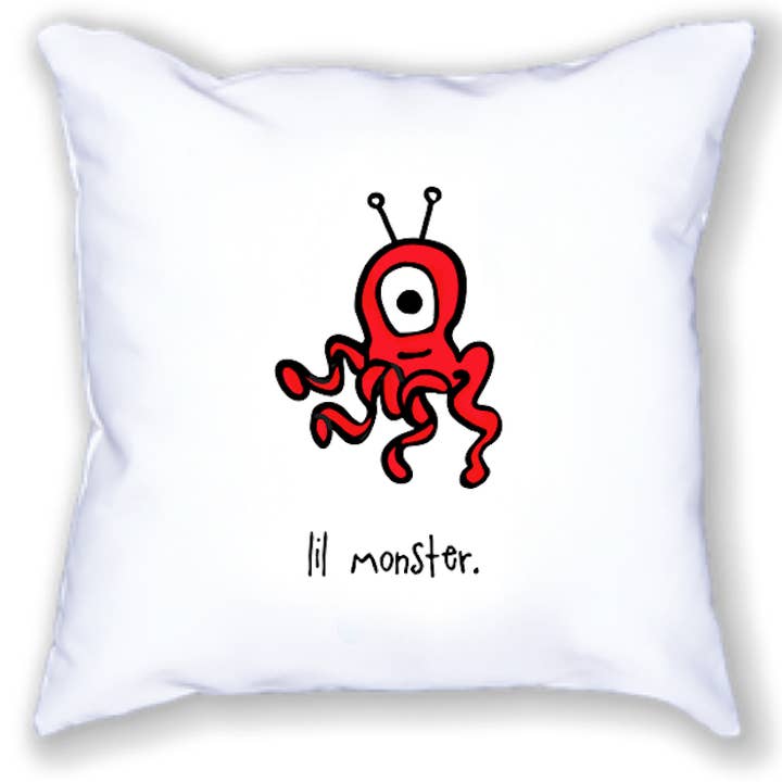 REMOVED BRAND - Wholesale Pillow/Cushion - Kids & Baby - 18 x 18 Lil Monster Pillow
