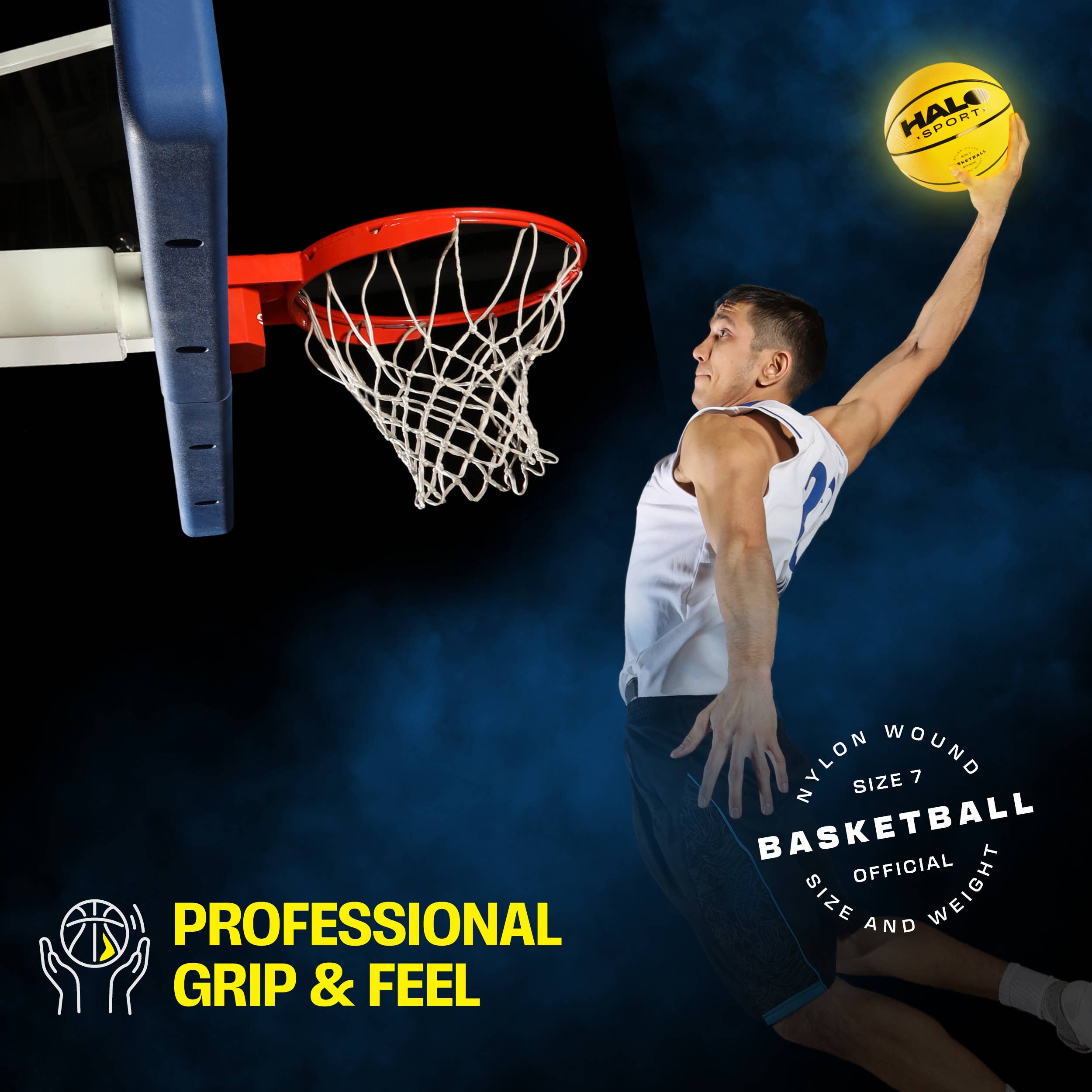 Squad Hero – wholesale Sporting accessories – Rechargeable Light Up Basketball Ball4