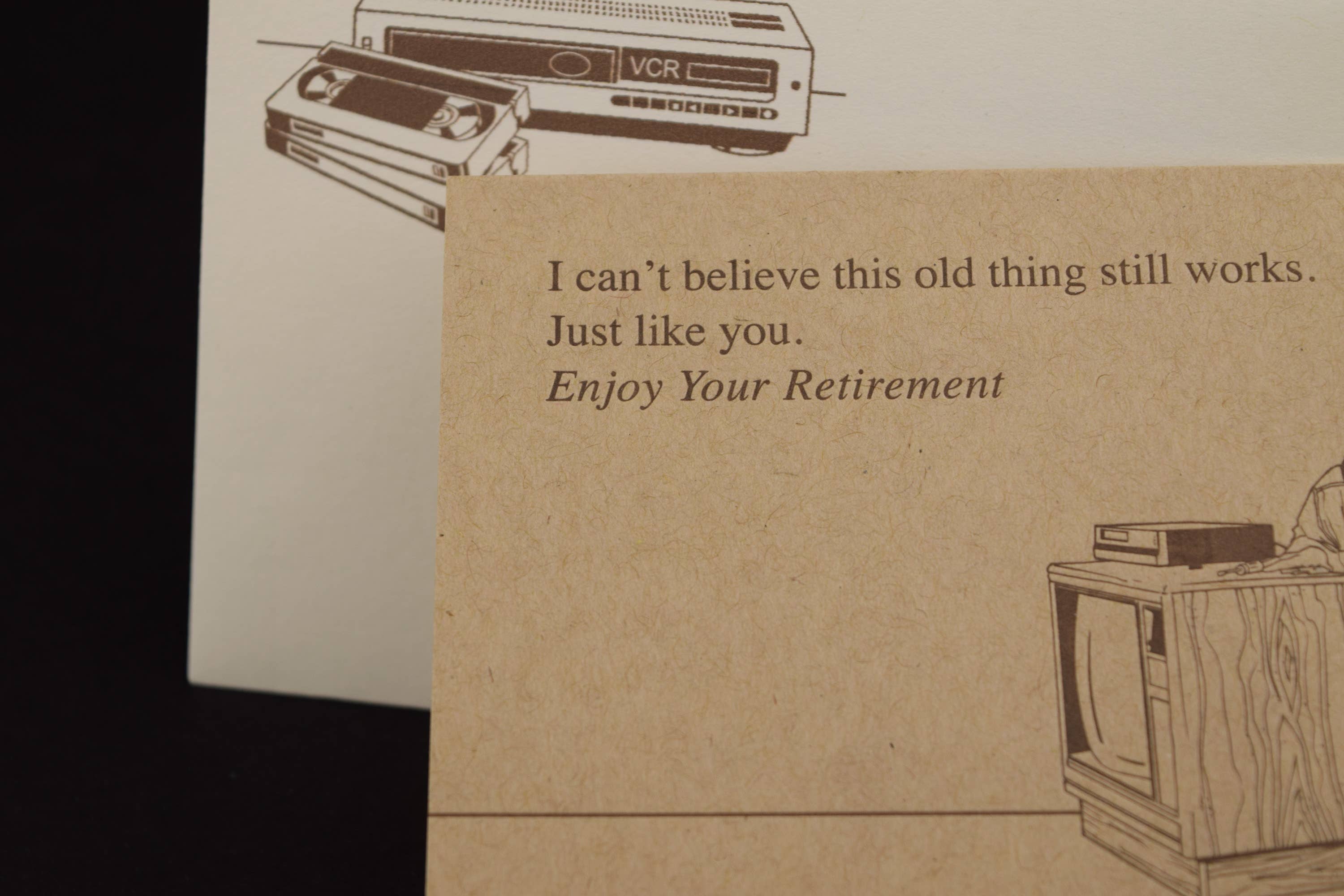 Oddball Press LLC - Wholesale Retirement Card - Old Thing Retirement Card1