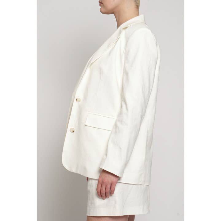 Sans Souci - Wholesale Blazer - Women's - FULLY LINED LINEN BLAZER1