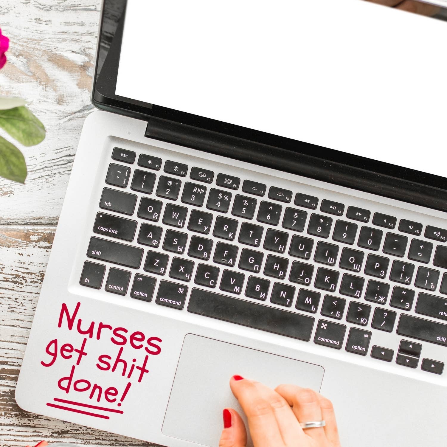 Stickerlishious - Wholesale Sticker - NURSES GET SHIT DONE DECAL1