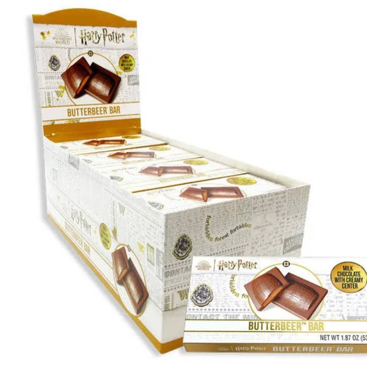 Harry Potter Butterbeer Bar 1.87oz – 24ct Display Box for wholesale by Majestic Wholesale