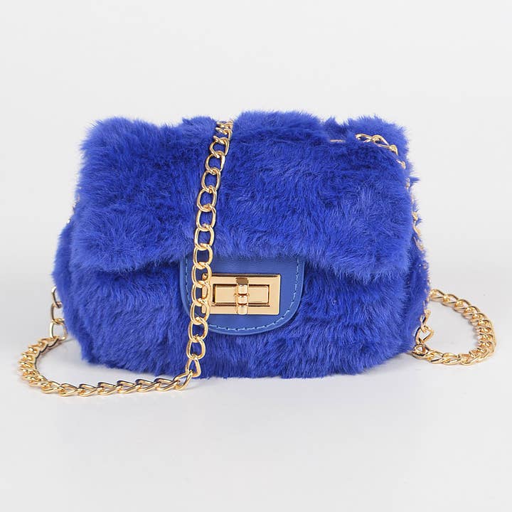 3AM BY H&D ACCESSORIES - Wholesale Crossbody Bag - Women's - Faux Fur Mini Bag