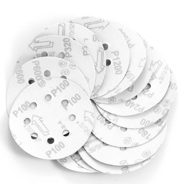 Ledsone – wholesale Sandpaper/pad – P-180 5 inch 8 Hole Sanding Discs Grind Paper Sanding Disc5
