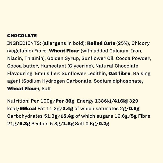 Snackzilla – wholesale Biscuit – SNACKZILLA Chocolate Oat Cookies