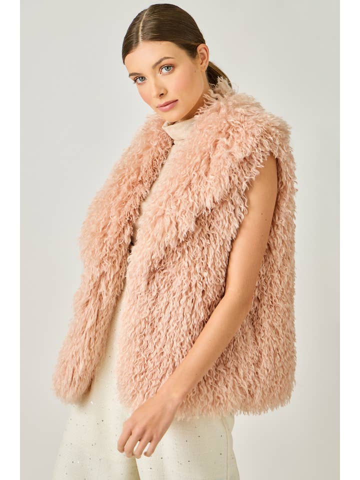 Mystree - Venta al por mayor Chaleco de abrigo - Mujer - Chaleco de Piel Sintética Peluda 612421