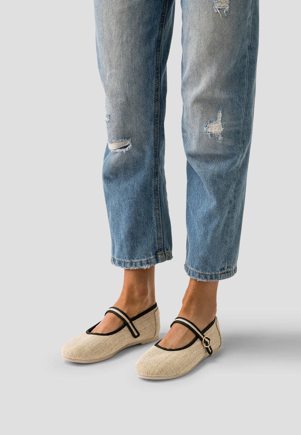 Paez – Großhandel Flache Schuhe – Damen – Mary Jane Day & Sparks Ecru - Damen5