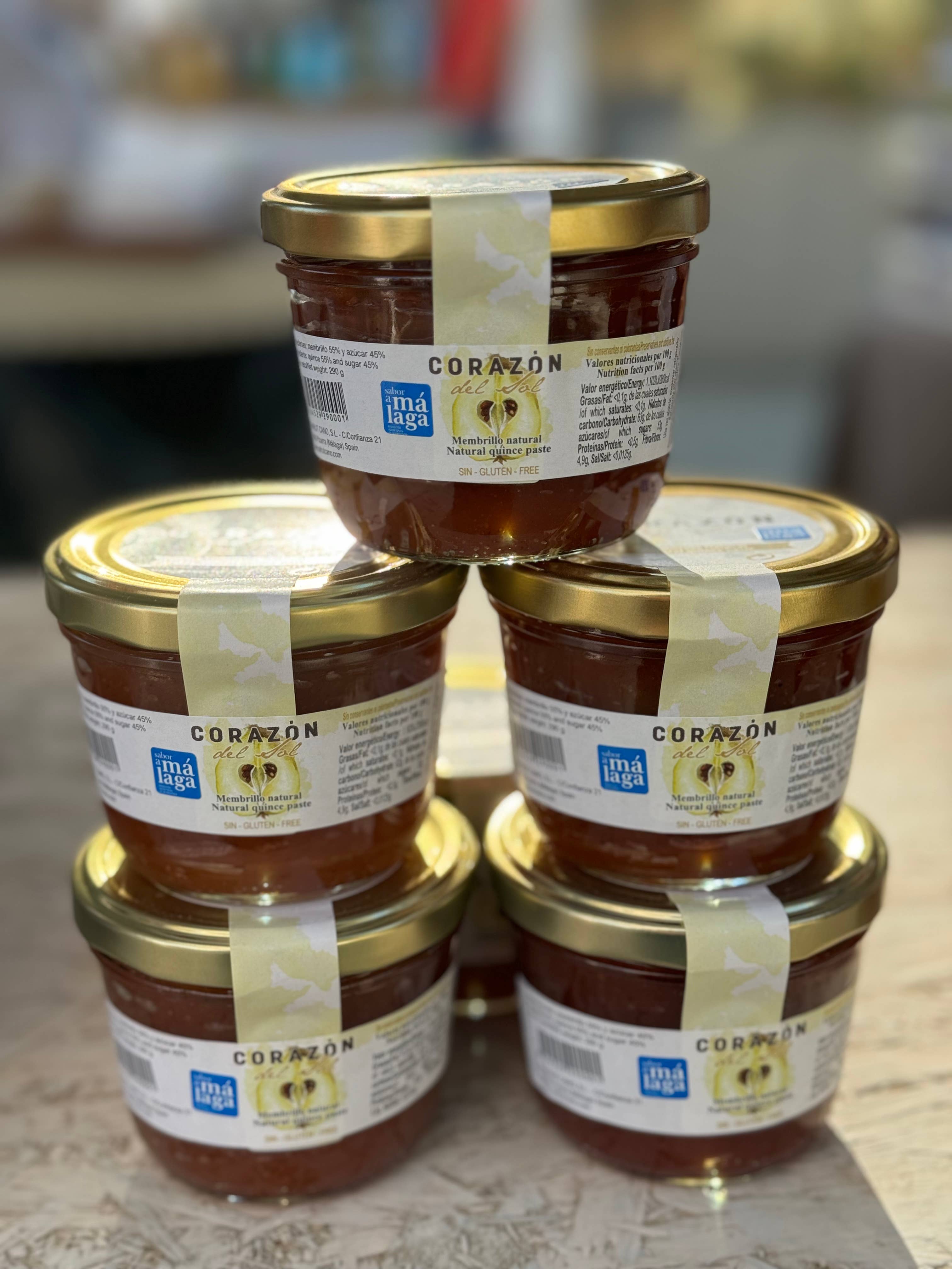 TRAFRUT CANO - Wholesale Jam/Jelly - Natural quince jelly Corazón del sol 290g6